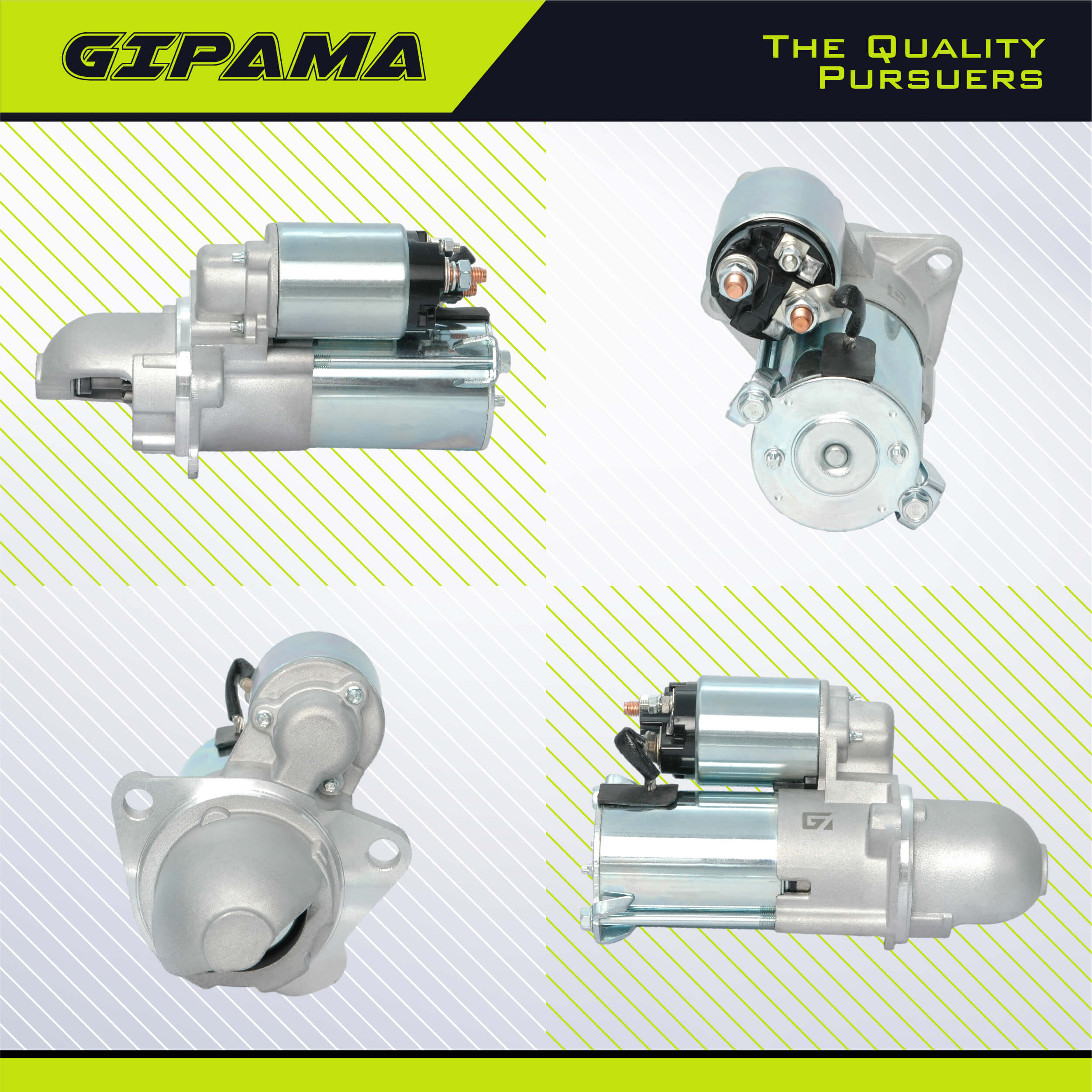 GIPAMA Starter for 02-05 Chevrolet Cavalier, 04-07 Malibu, 05-07 Cobalt 2.0 2.2 2.4L, 03-07 Saturn Ion, 02-07 Vue, 02-05 Pontiac Sunfire Grand Am 2.2L,L4 Engine(6493N)