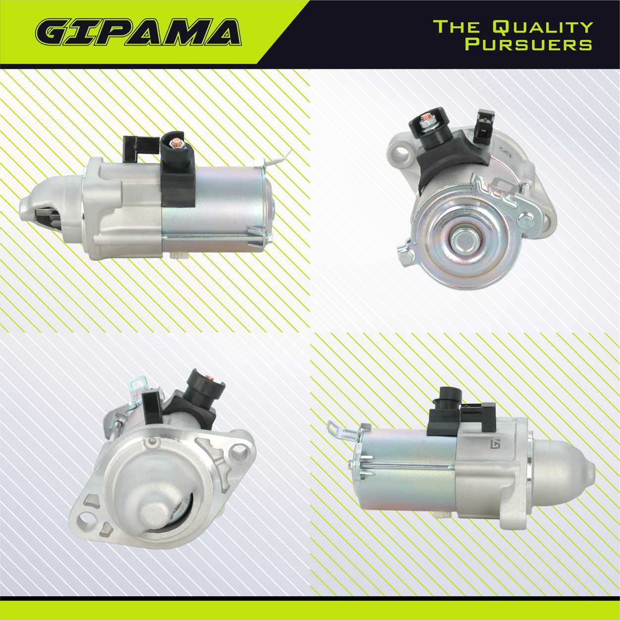 GIPAMA Starter for Acura ILX 2013 2014 2015, Honda Civic 2012 2013 2014 2015,Honda CR-V 2012 2013 2014, Honda Crosstour 2012 2013 2014 2015, L4 2.4L,(19280N)