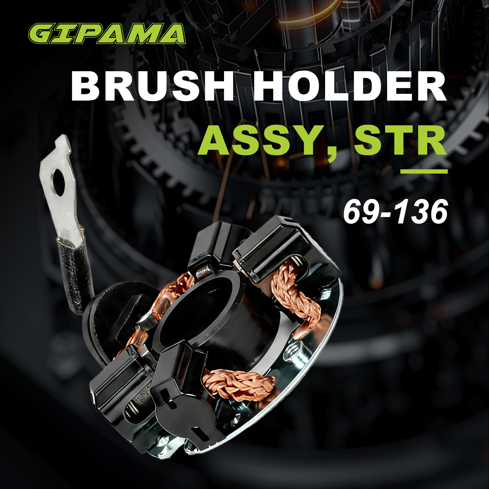BRUSH HOLDER ASSY, STR  69-136