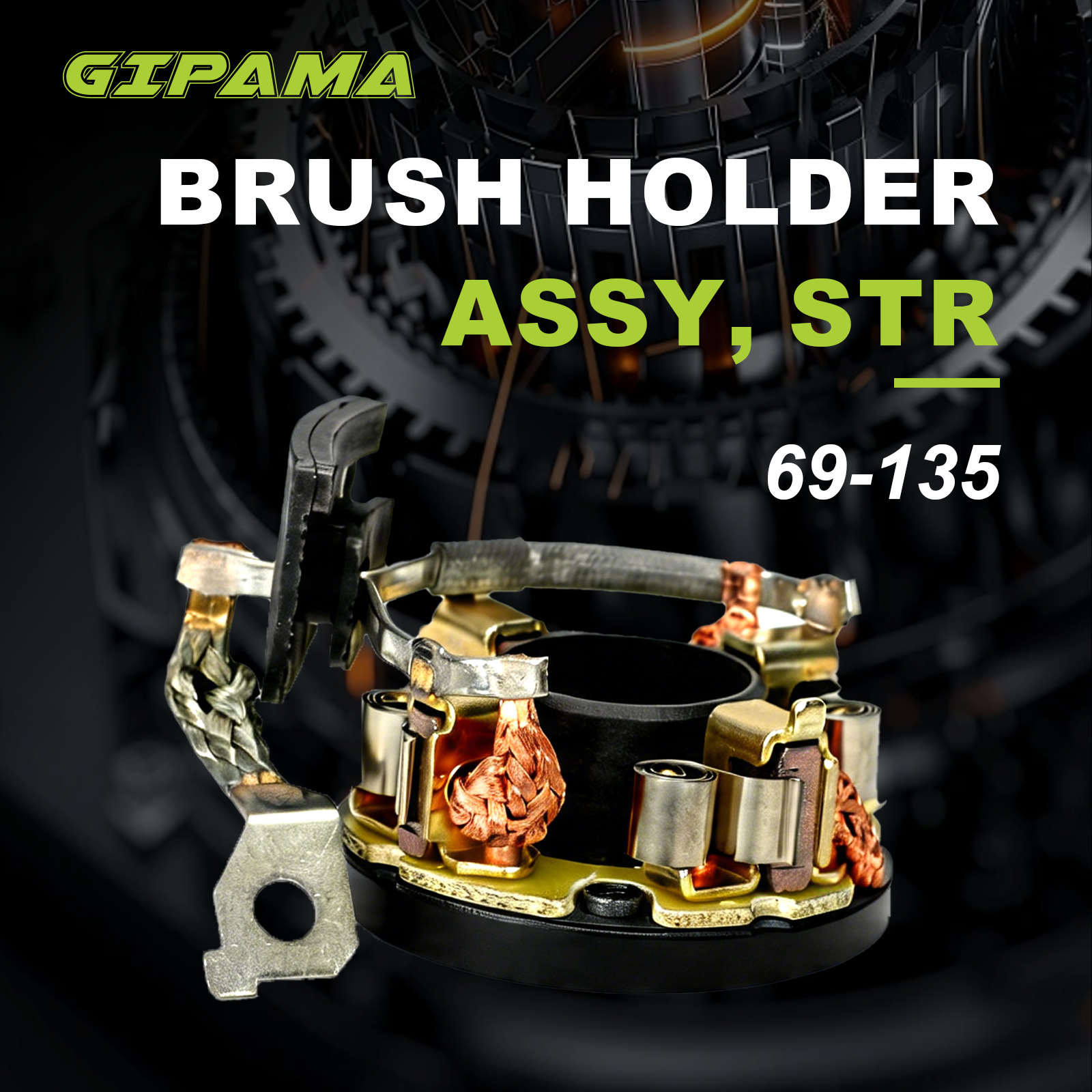 BRUSH HOLDER ASSY, STR  69-135