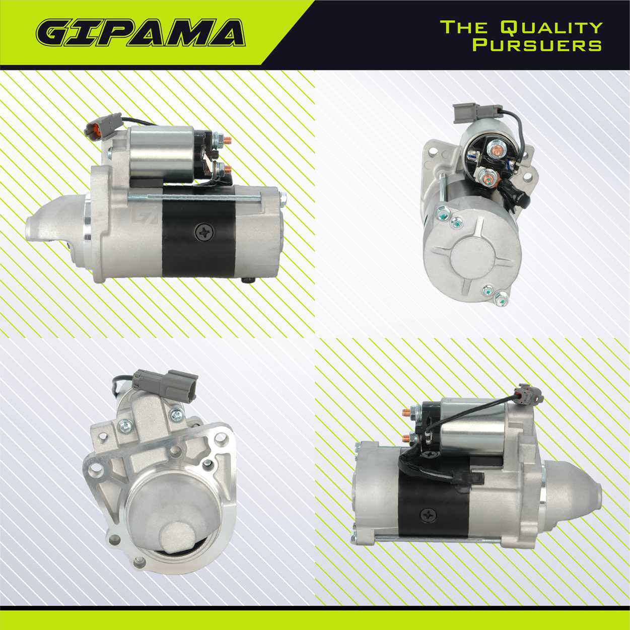GIPAMA Starter for Infiniti QX56 2004-2010, Nissan Armada 2004-2009, Pathfinder 2008-2010, Titan 2004-2009, 5.6L V8 Engine,（17867N)