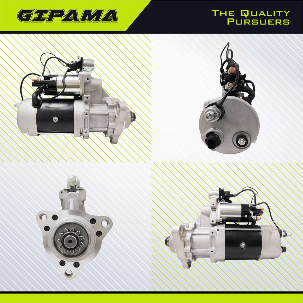 GIPAMA 8201004 Starter for Delco 39MT Heavy Duty Starter for Freightliner/Western Starter/Pierce/Van HOOL(34010N)