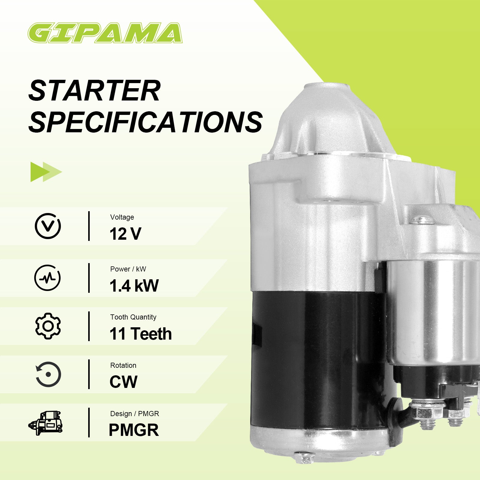 GIPAMA Starter for 11713N