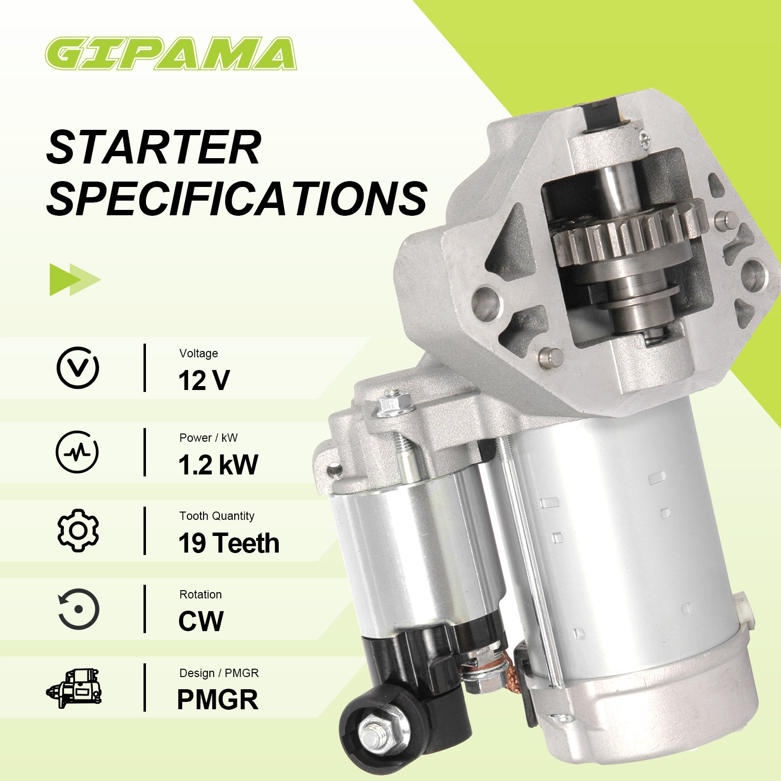 GIPAMA Starter for 19182N
