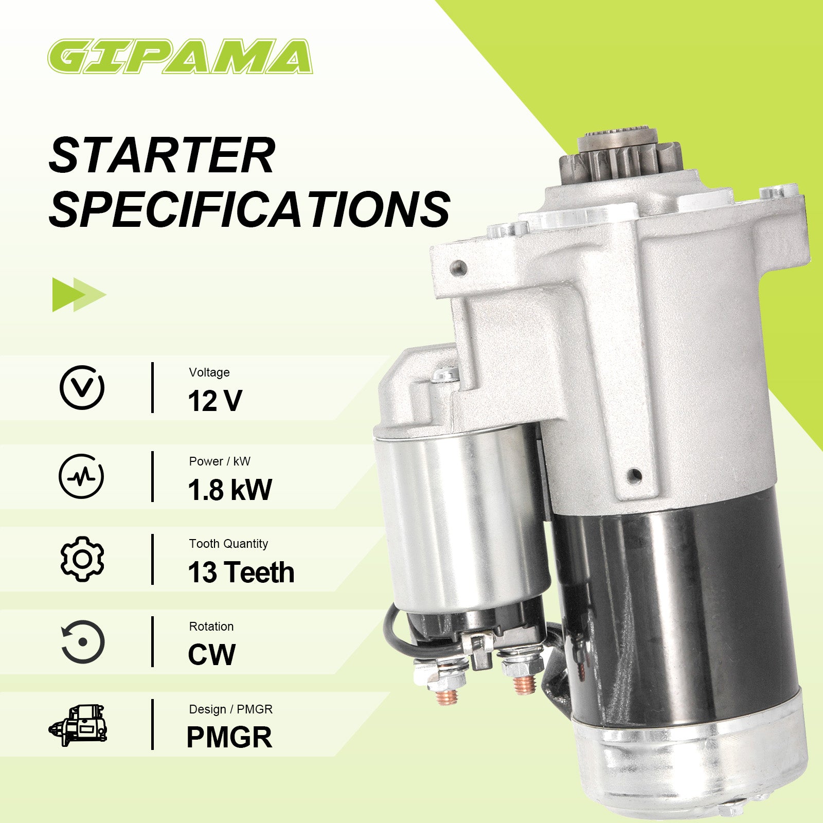 GIPAMA Starter for 17942N