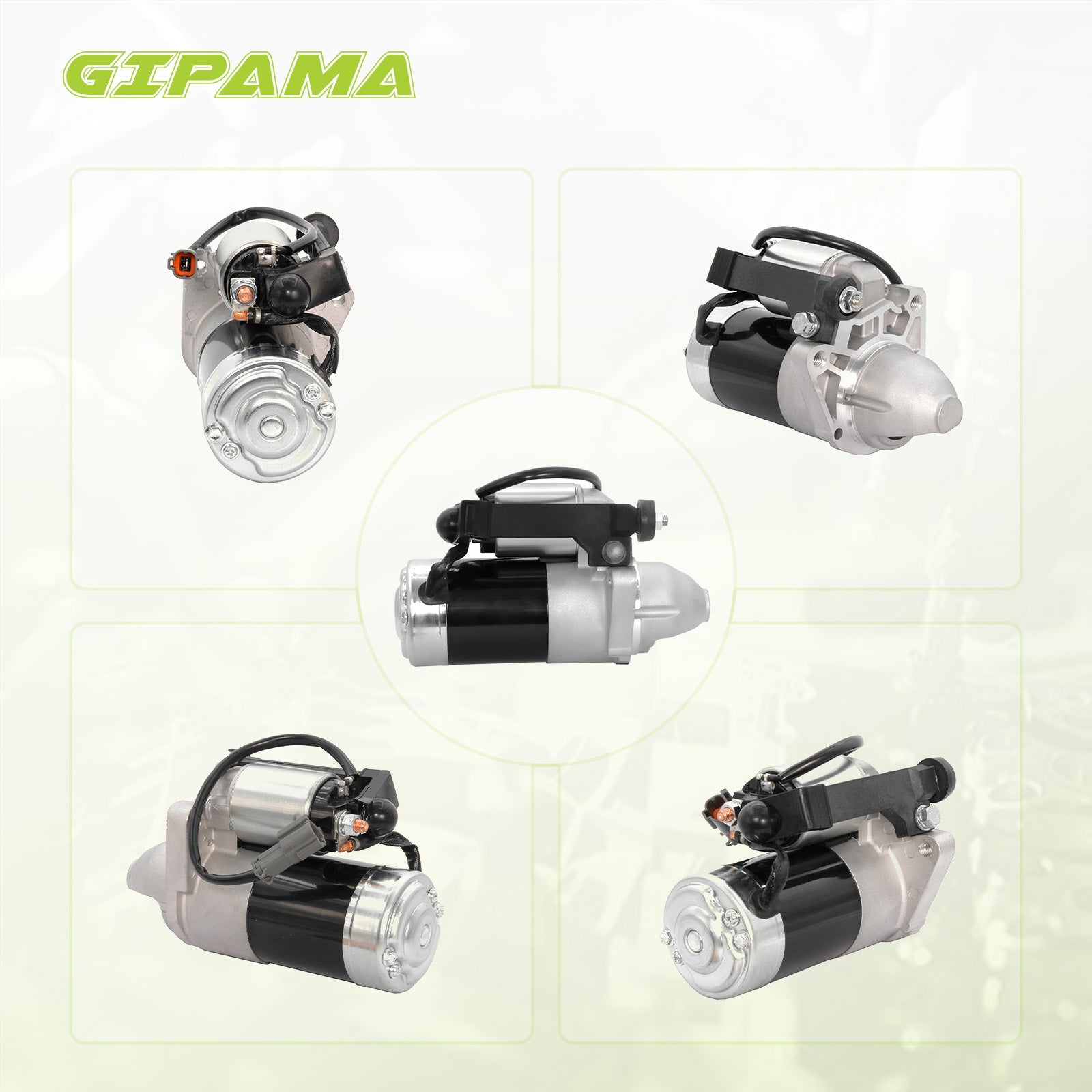 GIPAMA Starter for 2009-2022 Infiniti M56,Q70,Q70L,FX50,QX56,QX70,QX80;Compatible with Nissan Armada,Pathfinder,Titan,Titan XD,NV2500,NV3500,5.6L 5.0L,V8(19068N)