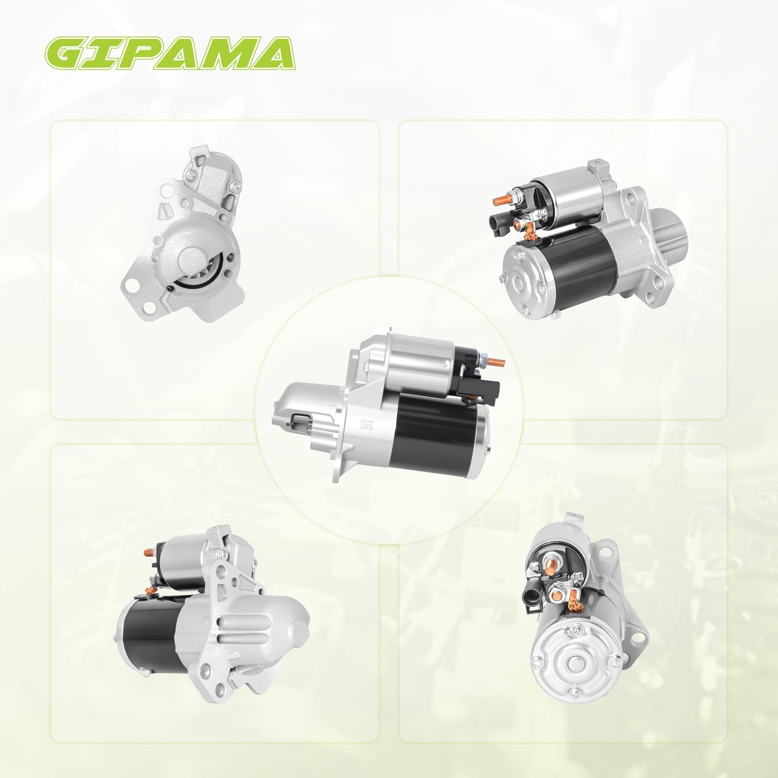 GIPAMA Starter for Impala Malibu Equinox Captiva Traverse, GMC Acadia Terrain, Pontiac G6, Buick Lacrosse Enclave, Cadillac SRX STS XTS, Saturn Aura Outlook Vue, Suzuki. 3.0L 3.6L V6 Engine.(17986N)