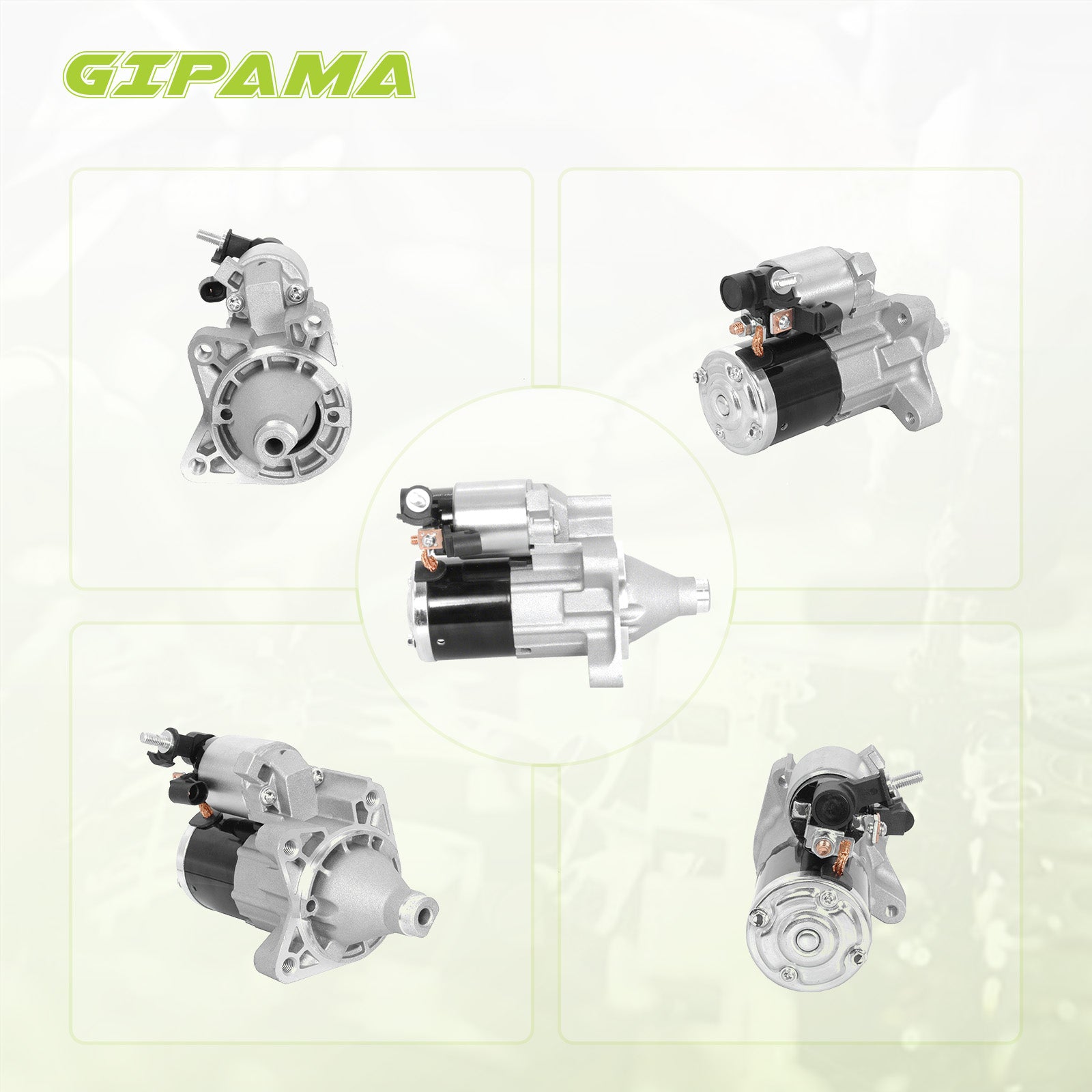 GIPAMA Starter for 2007-2010 Chrysler Sebring,Pacifica,Town & Country;Dodge Avenger,Journey,Grand Caravan;Volkswagen Routan,2.7L 3.5L 4.0L,V6(19026N)