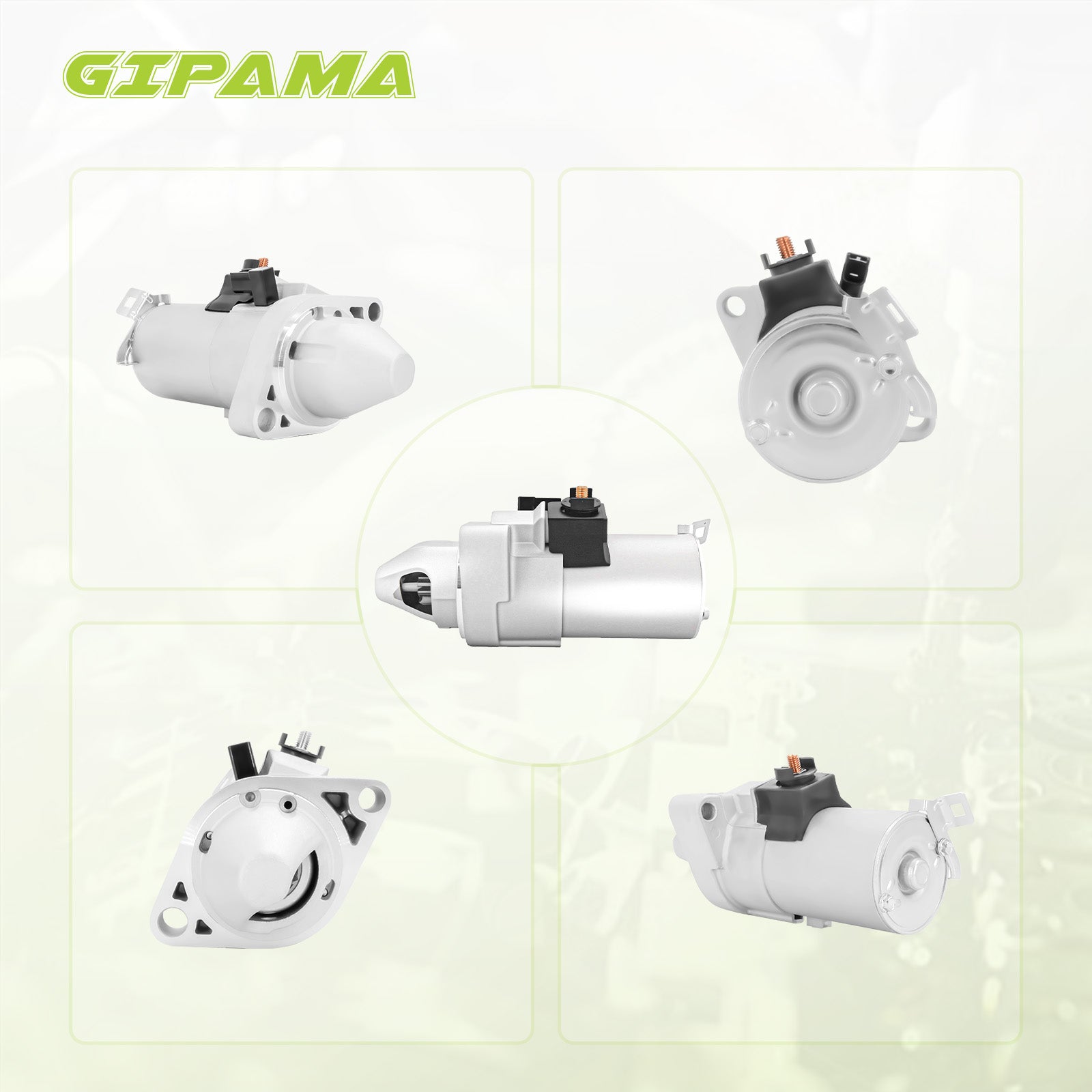 GIPAMA Starter for Honda Accord 2008-2012, CR-V, Element, Civic, CSX, TSX 2007-2011, 2.0L 2.4L L4 Engine, (17960N)