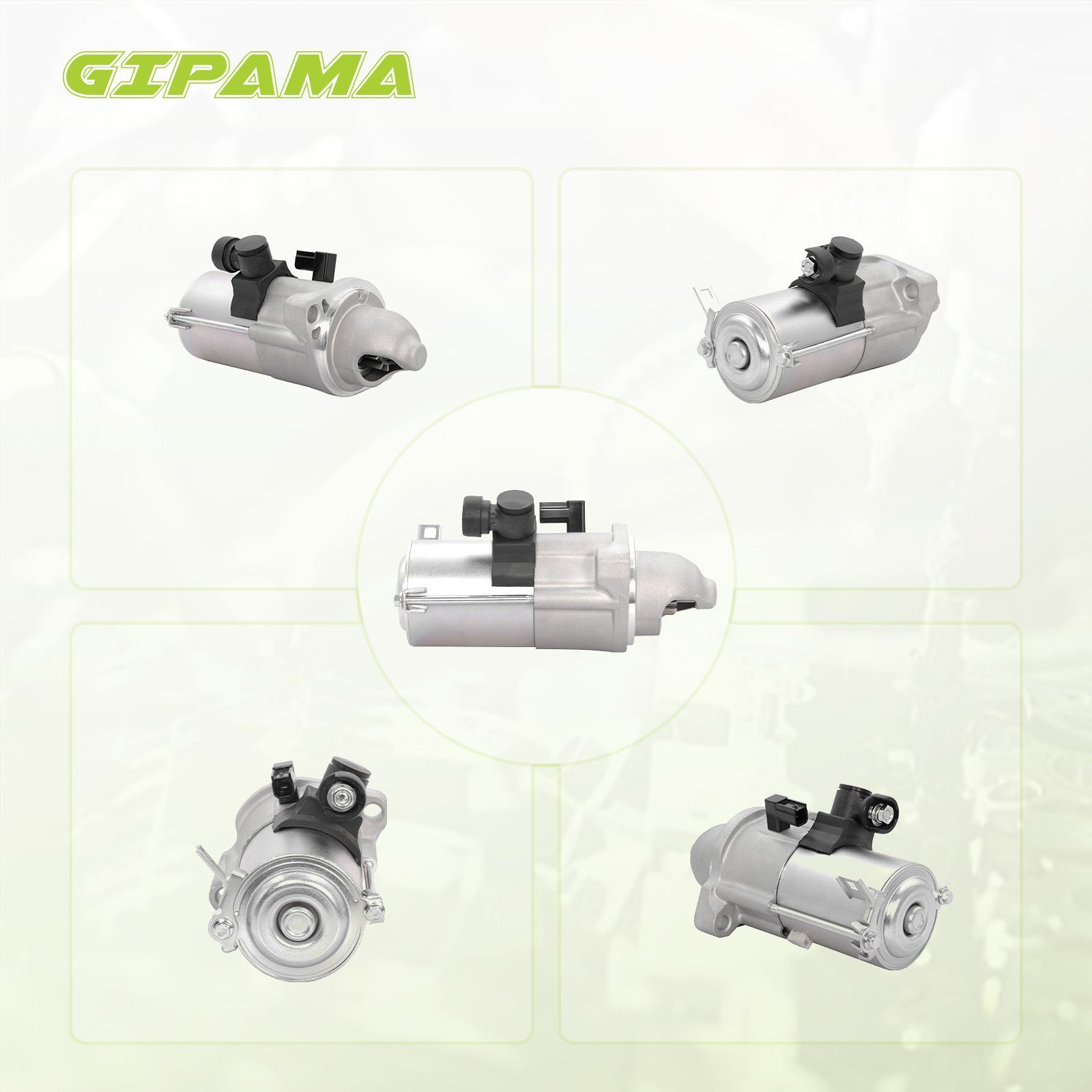 GIPAMA Starter for Honda Accord L4 2.4L 2013 2014 2015 2016 2017, CR-V L4 2.4L 2015 2016(10914N)