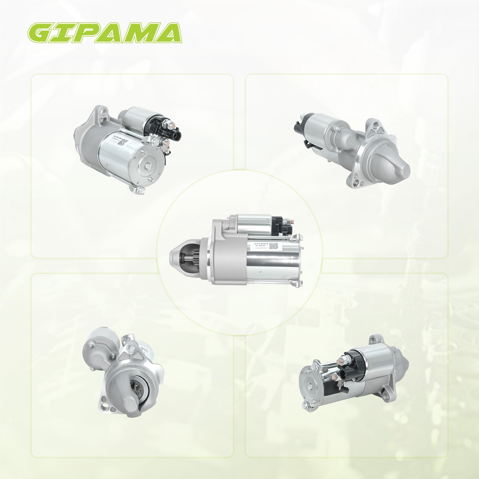 GIPAMA Starter for 2007-2019 Buick Allure,Lacrosse,Regal,Verano;Chevy Cobalt,HHR,Impala,Malibu,Captiva Sport,Equinox;Polaris Slingshot;Pontiac G5,G6,Solstice;Saab 9-3,9-3X;Saturn Aura,Sky,Vue(6947N)