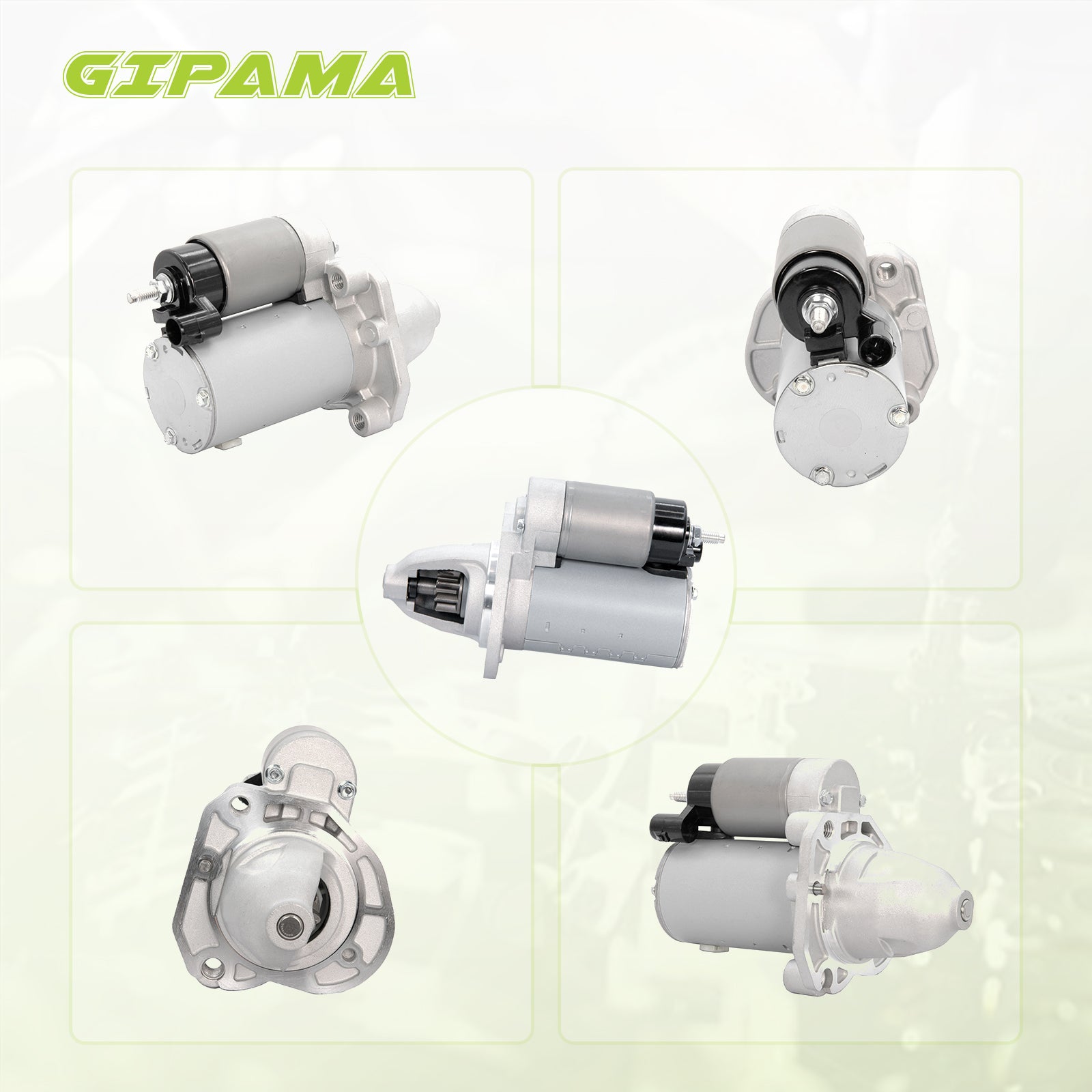 GIPAMA Starter for Jeep Wrangler 2012-2023, Dodge Ram 1500 2015-2023,Dodge Charger 2017-2023,Dodge Challenger 2017-2023, Chrysler 300 2017-2023, V6 3.6L(19202N)