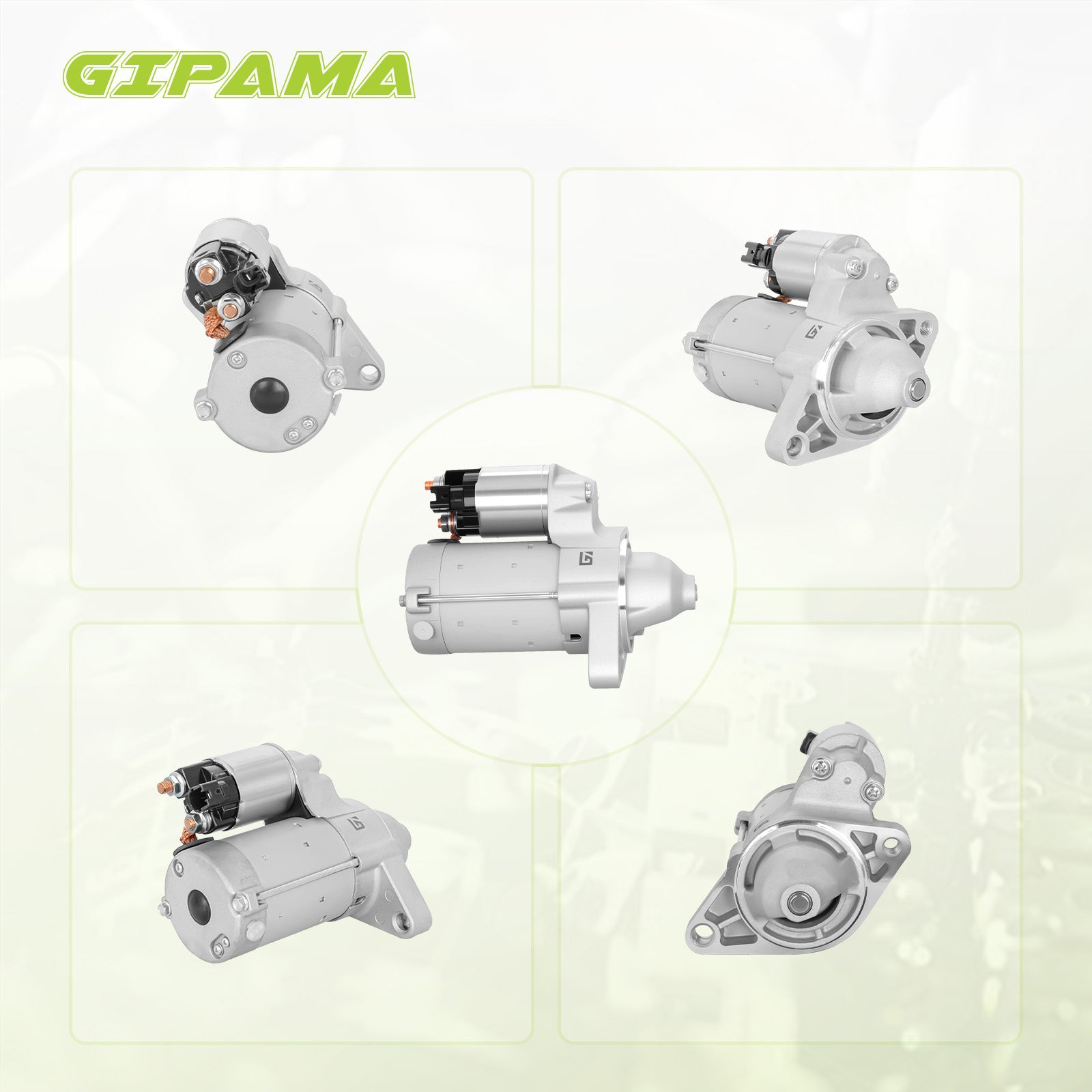 GIPAMA Starter for Scion XB/XA 2004-2006, Toyota Yaris 2006-2018, Toyota Echo 2003-2005,L4 1.5L(17842N)