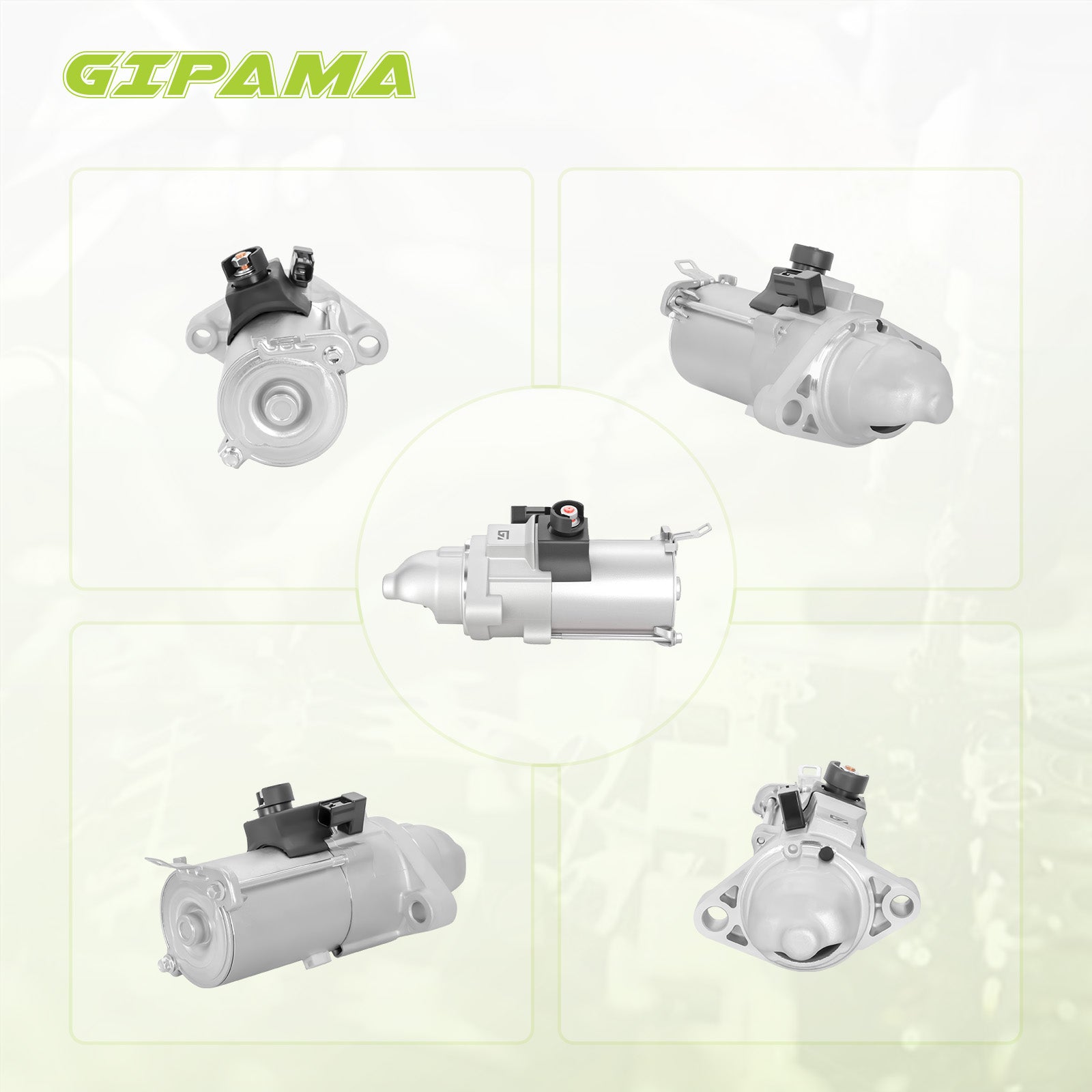 GIPAMA  Starter for Acura RDX 2007 2008 2009 2010 2011 2012, L4 2.3L (17953N)