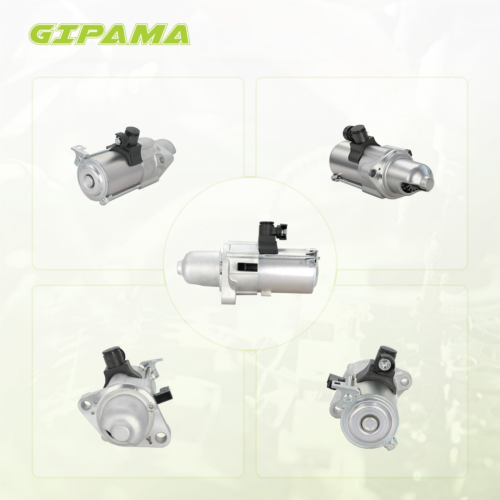 GIPAMA Starter for Honda Civic 2017 2018 2019 2020 2021, for Honda Accord 2018 2019 2020,L4 2.0L, 31200-RPY-G02, SM750-10(SM75010，16390N）)
