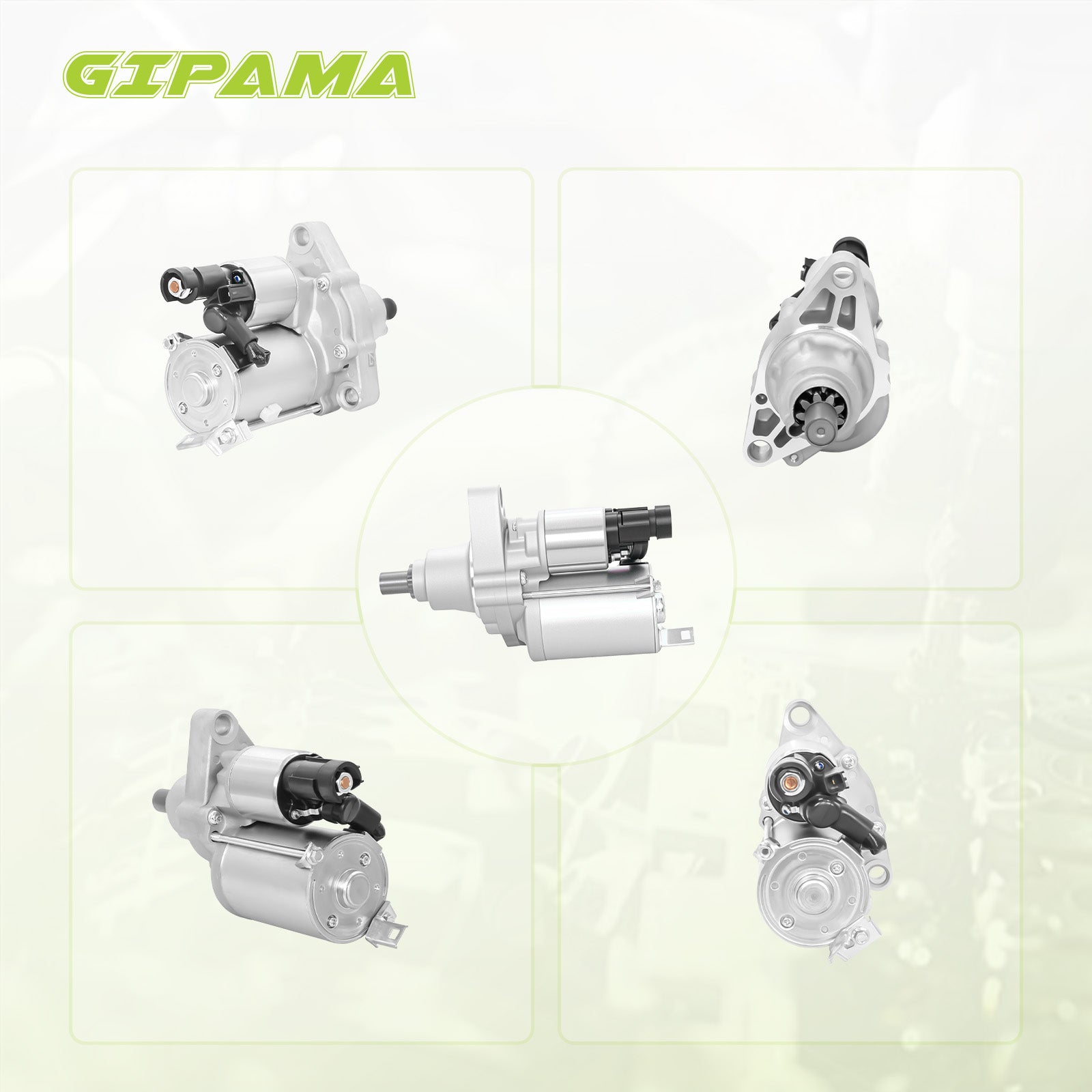 GIPAMA Starter for Acura TL 2007 2008 2010 2011 2012 2013 2014,Honda Accord 2008 2009 2010 2011 2012 2013 2014 2015 2016 2017,V6 3.7L 3.5L(19016N)