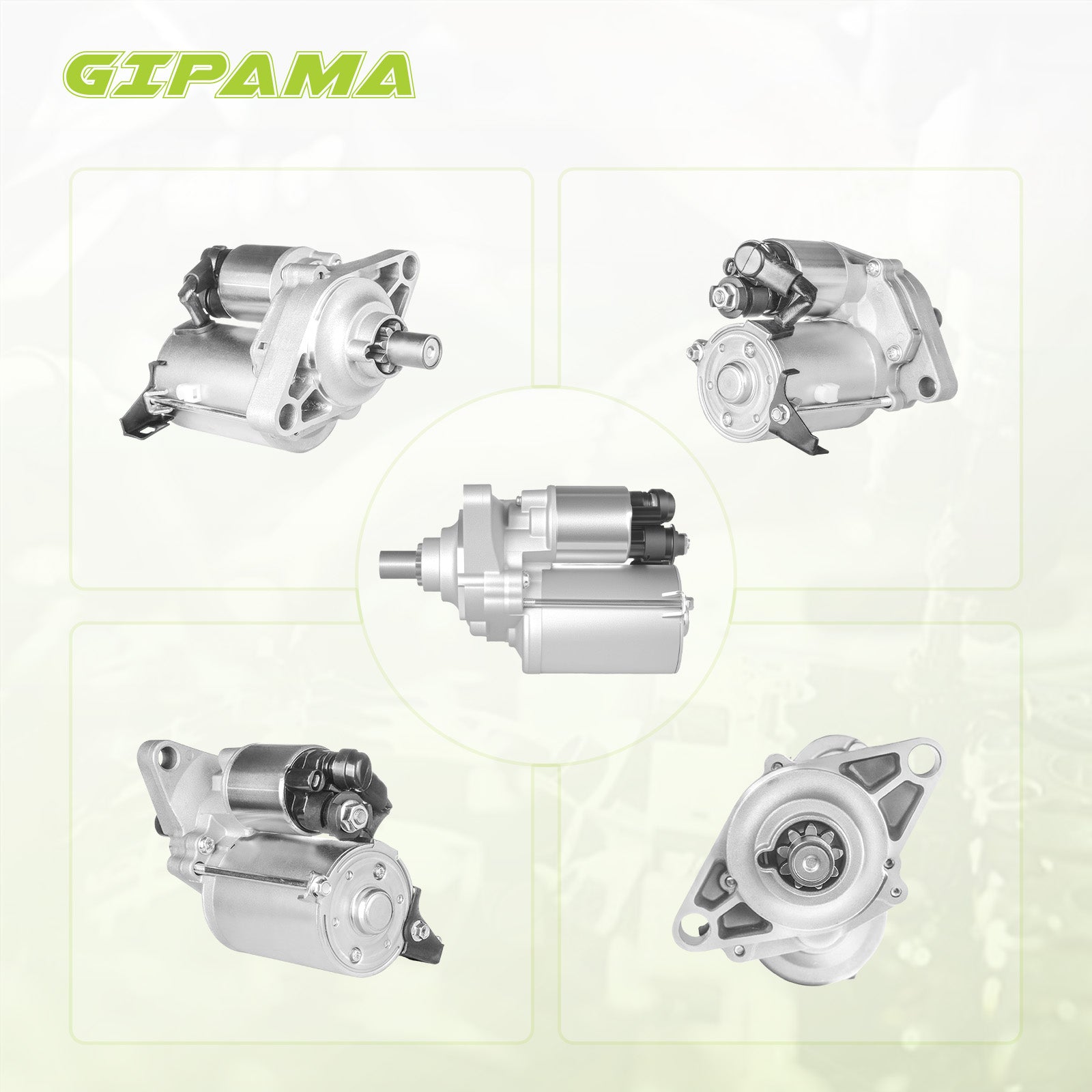 GIPAMA Starter for Honda Accord 95-07,Starter for Honda Odyssey 99-06,Starter for Honda Pilot 03-05,Starter for Acura CL V6 97-03, Acura MDX 01-02, Acura TL 99-06,2.7l 3.0L 3.2L 3.5L Engine (17728N)