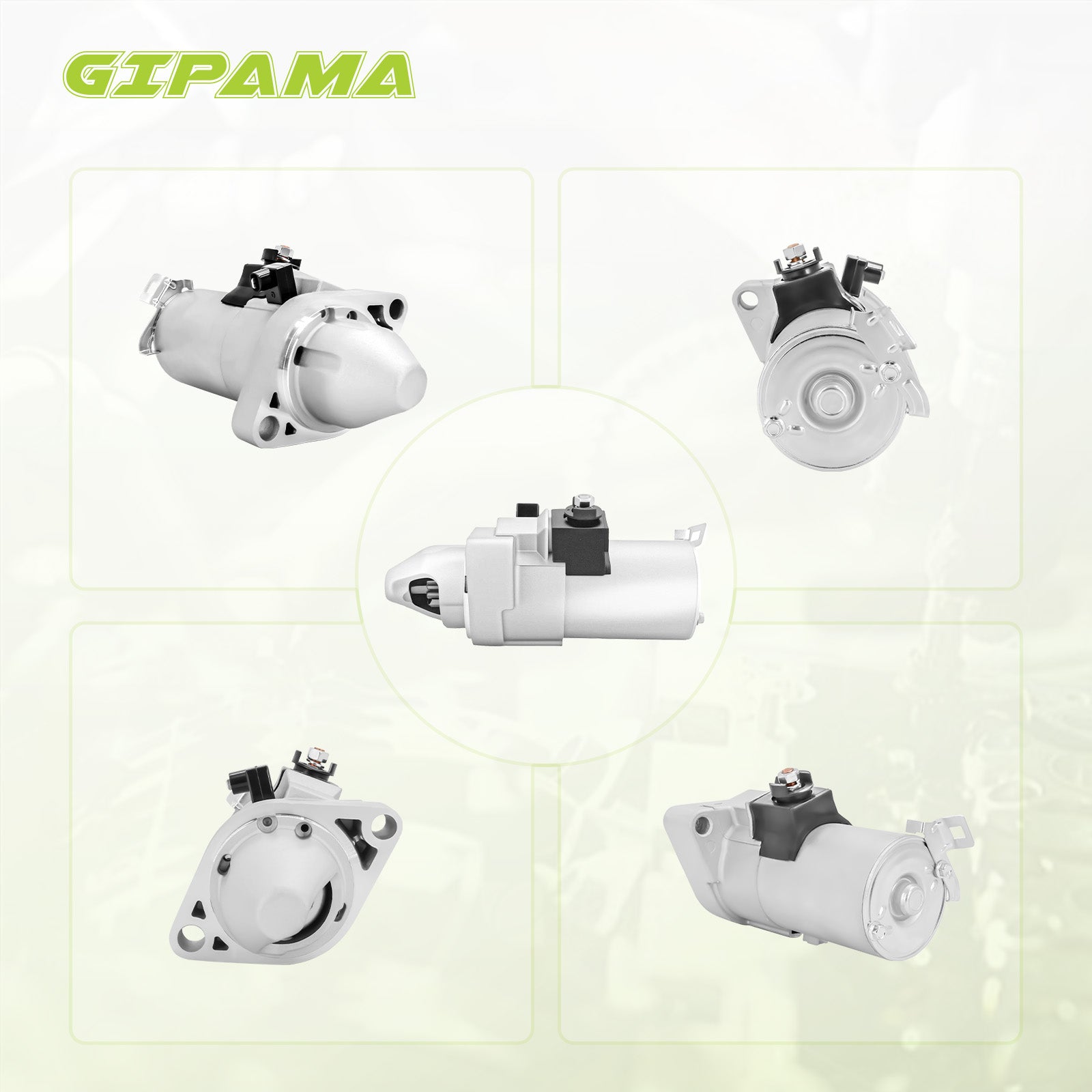 GIPAMA Starter for Honda CR-V L4 Engine 2.4L 2002 2003 2004 2005 2006,Starter Motor (17844N)
