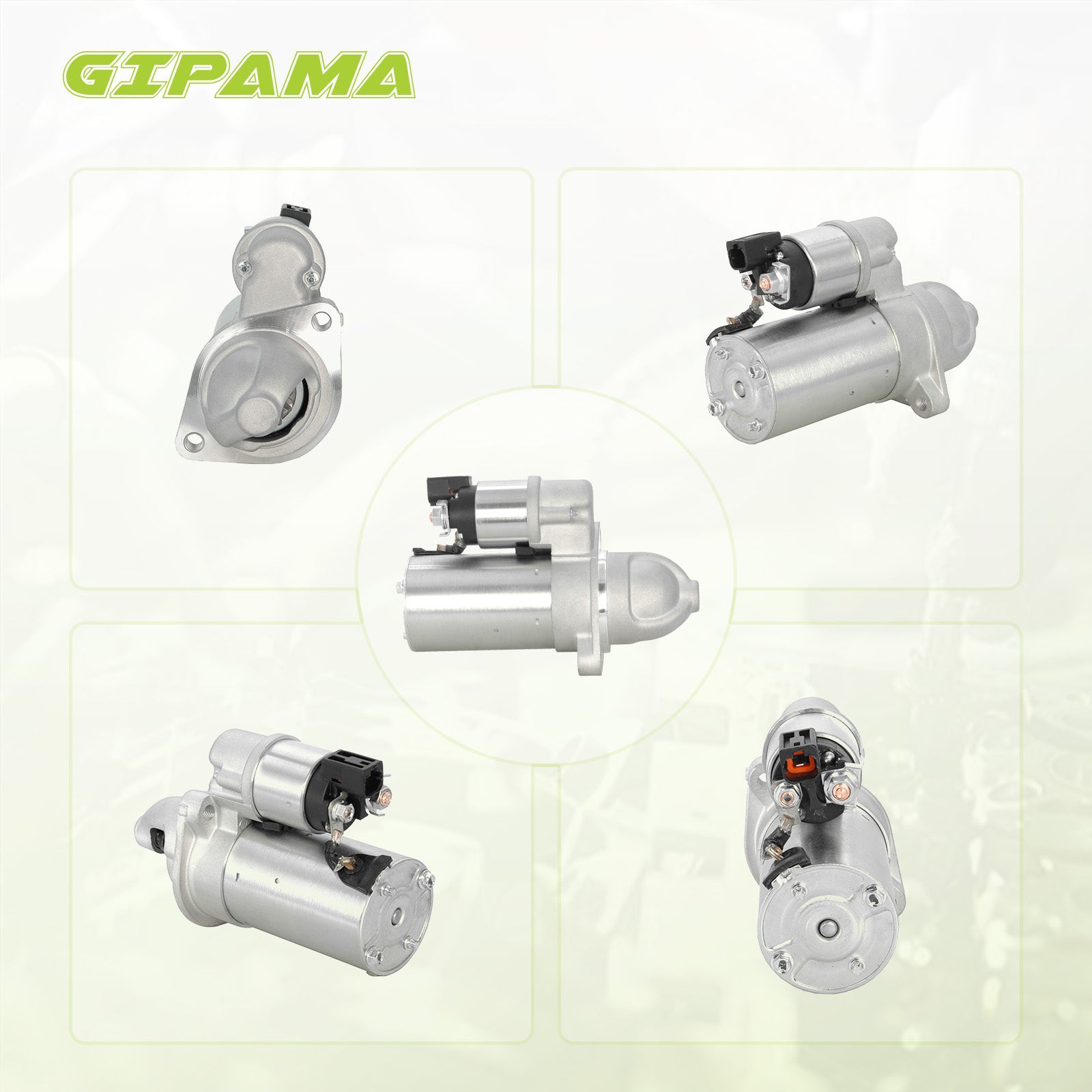 GIPAMA Starter for 09-14 Hyundai Sonata, 10-14 Santa Fe Sport, 12-14 Kia Optima, 11-14 Sorento, L4 2.4L（19090N)