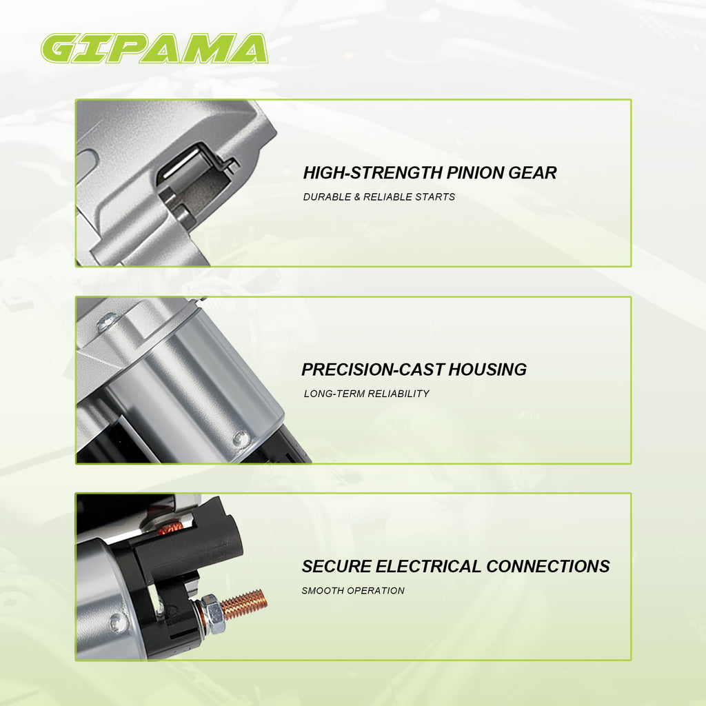GIPAMA Starter for Ford EcoSport 2001-2013;Ford F-100 Ranger 2001;Ford Ranger 2001-2013;Mazda B2300 2001-2013,L4 Engine(6657N)