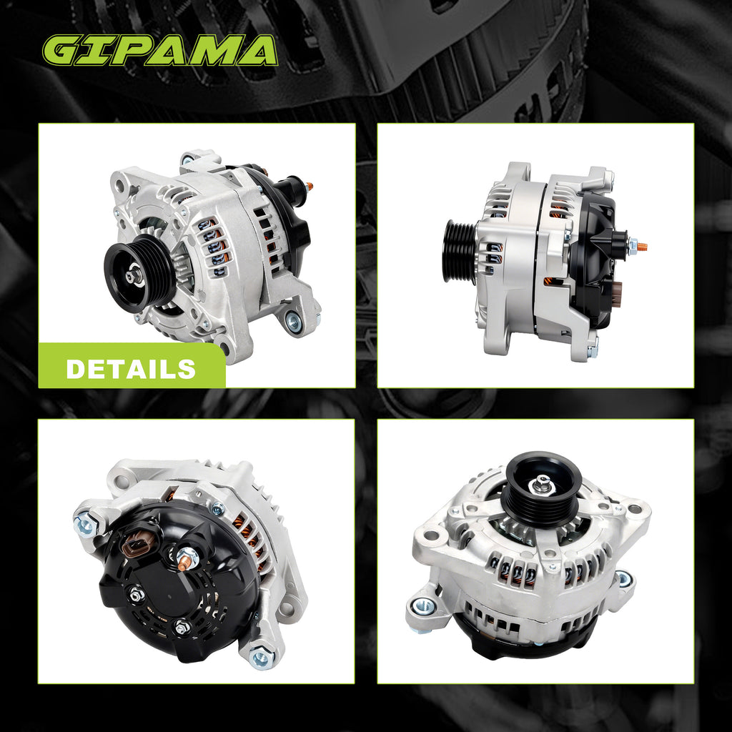 GIPAMA GALT-11953N Alternator for Hyundai Kia 2.0L 2.4L 2015-2022 150A