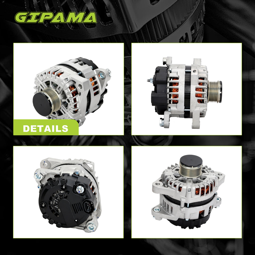 GIPAMA GALT-11710N Alternator for Hyundai 2013-2016, Kia 2012-2015 2.0/2.4L