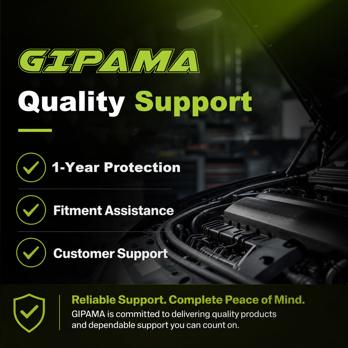 GIPAMA GALT-11440N Alternator for Dodge Journey 2.4L 2009-2020 160 Amp | 160-amp alternator designed for Dodge Journey 2.4L applications. 12V system with 53mm pulley and SC6 pulley class.